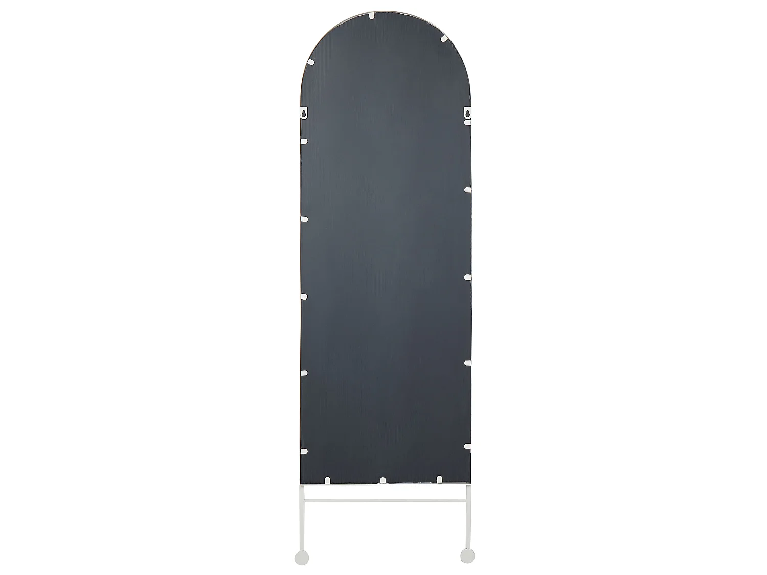 Wandspiegel JARNAGES 45 cm 145 cm Metall Weiss