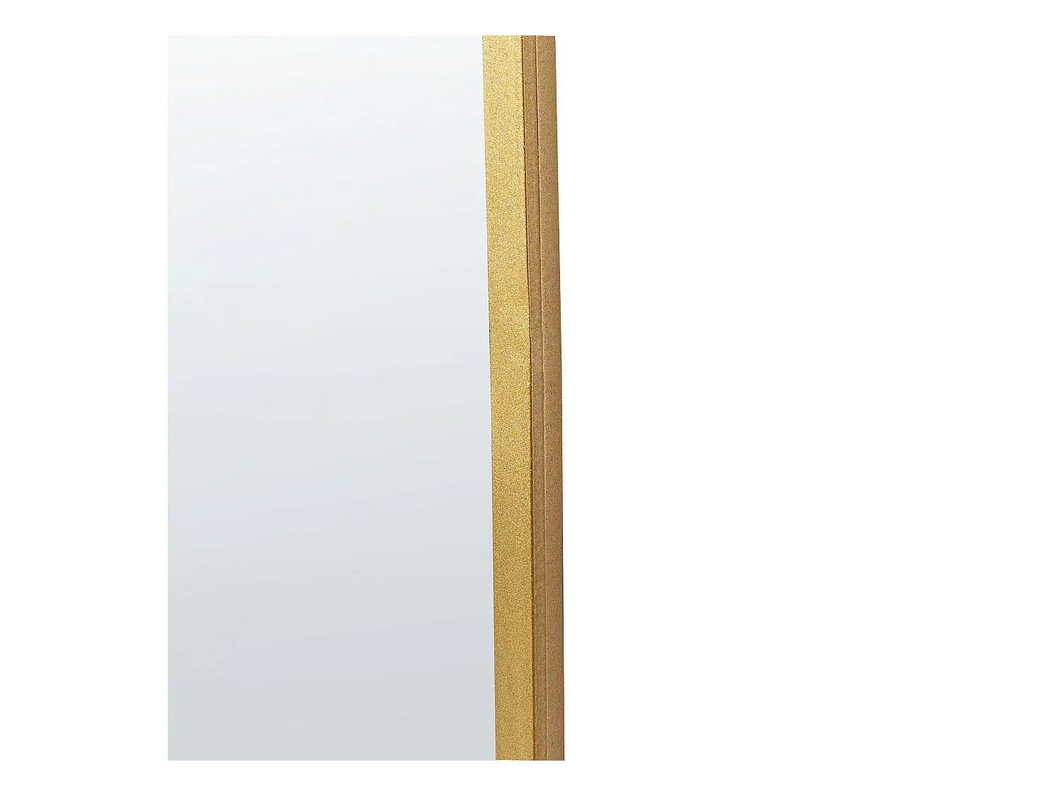 Miroir LEVET 58 cm 122 cm Métal Doré