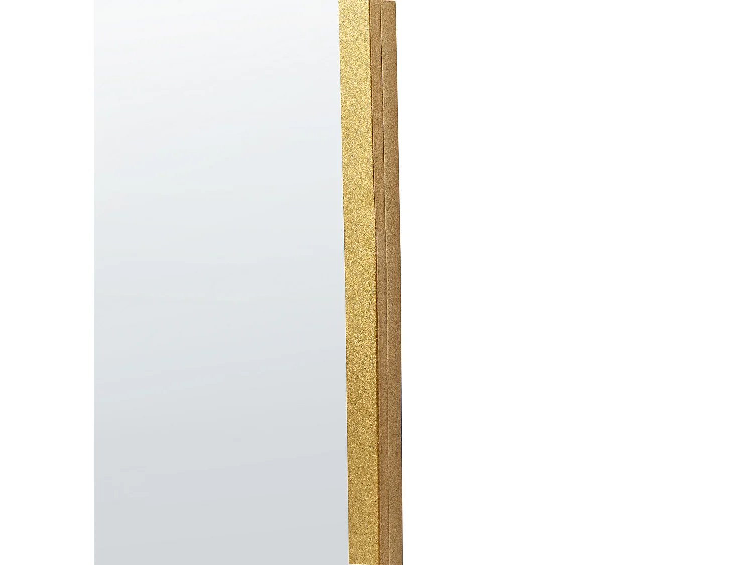 Miroir LEVET 58 cm 122 cm Métal Doré