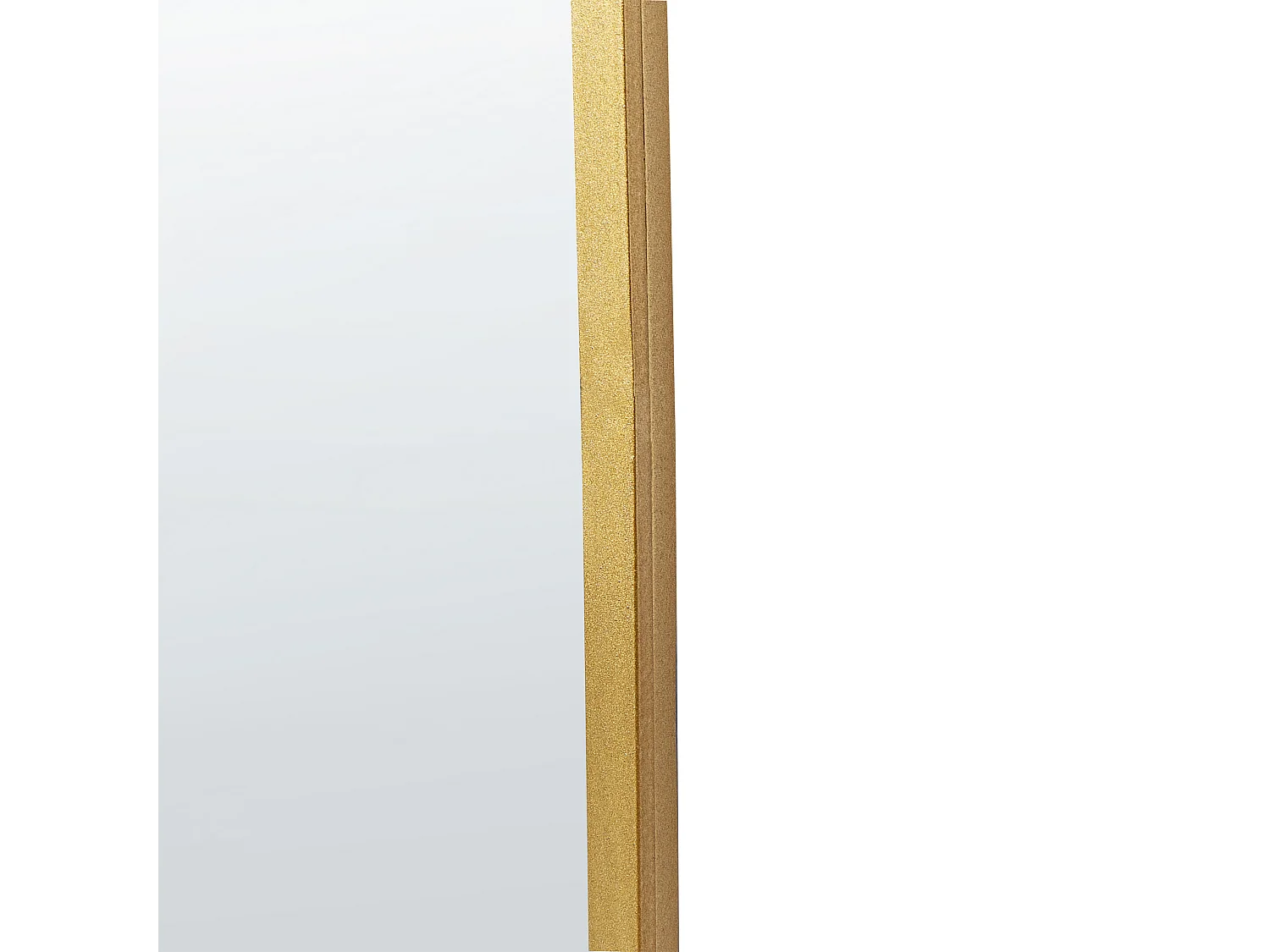 Wandspiegel LEVET 58 cm 122 cm Metaal Goud