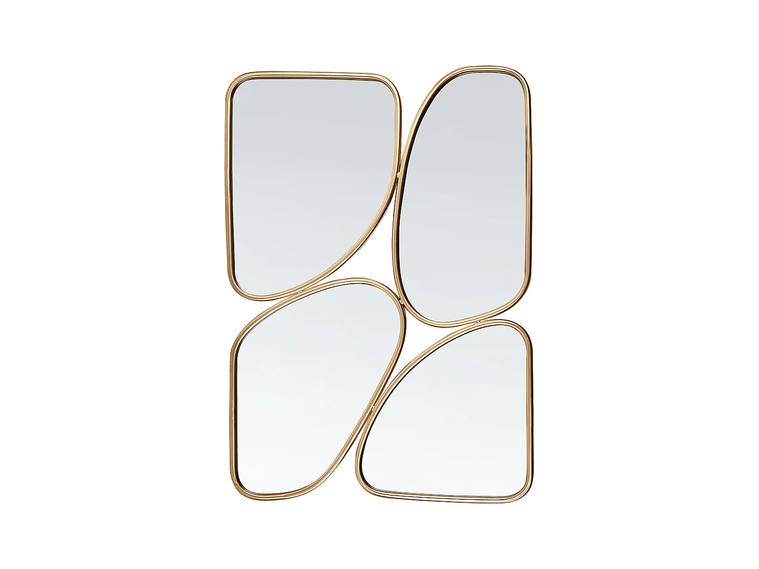 Miroir DIANCEY 70 cm 100 cm Métal Doré