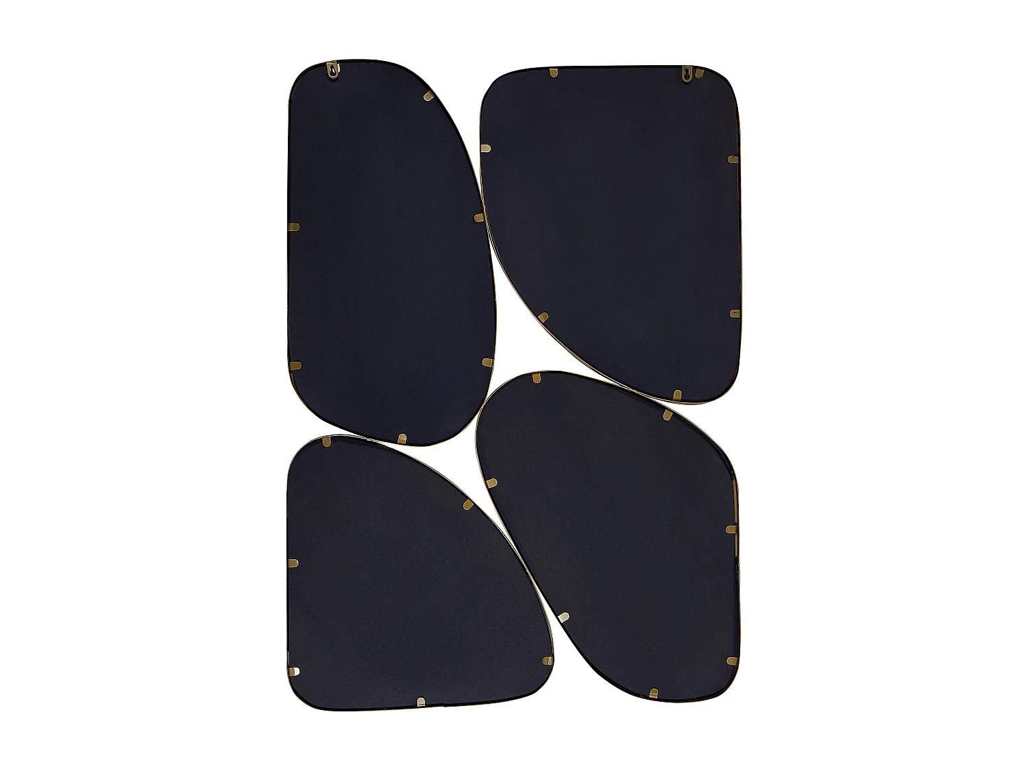 Miroir DIANCEY 70 cm 100 cm Métal Doré