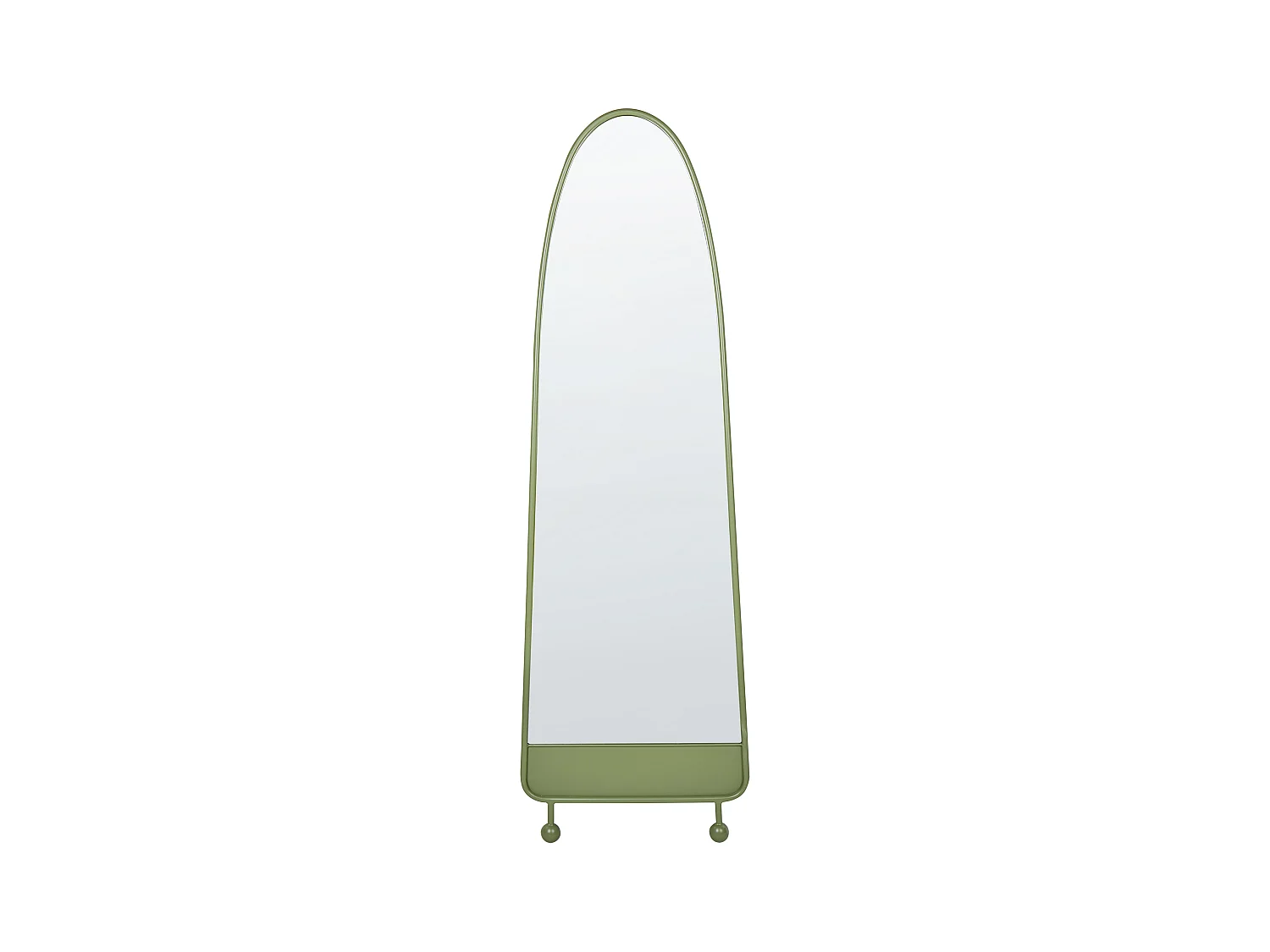 Miroir PARNAY 45 cm 146 cm Métal Vert olive
