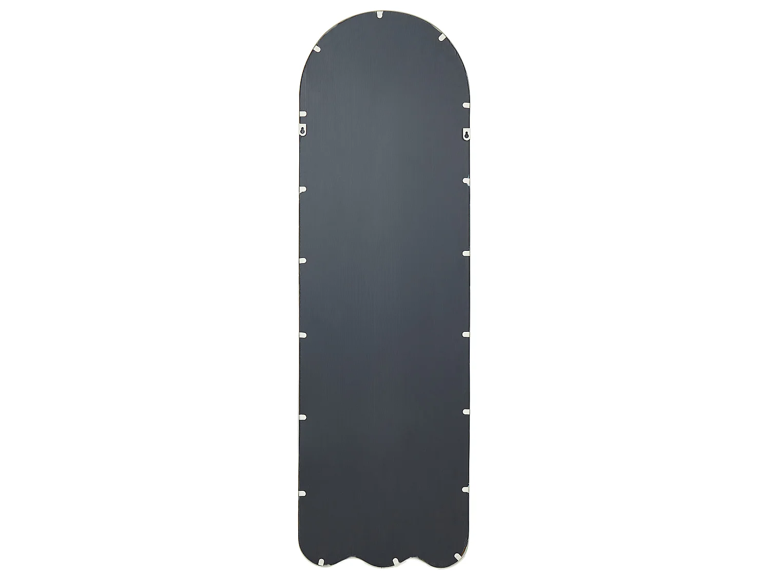 Miroir BUSSY 45 cm 145 cm Métal Blanc cassé