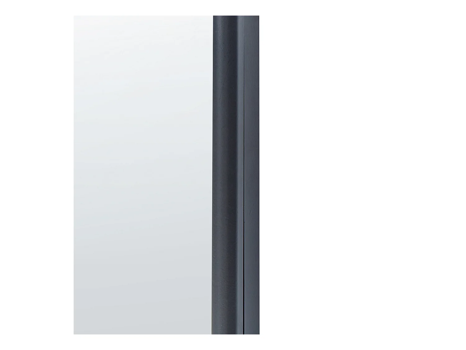 Wandspiegel JARNAGES 45 cm 145 cm Metall Schwarz