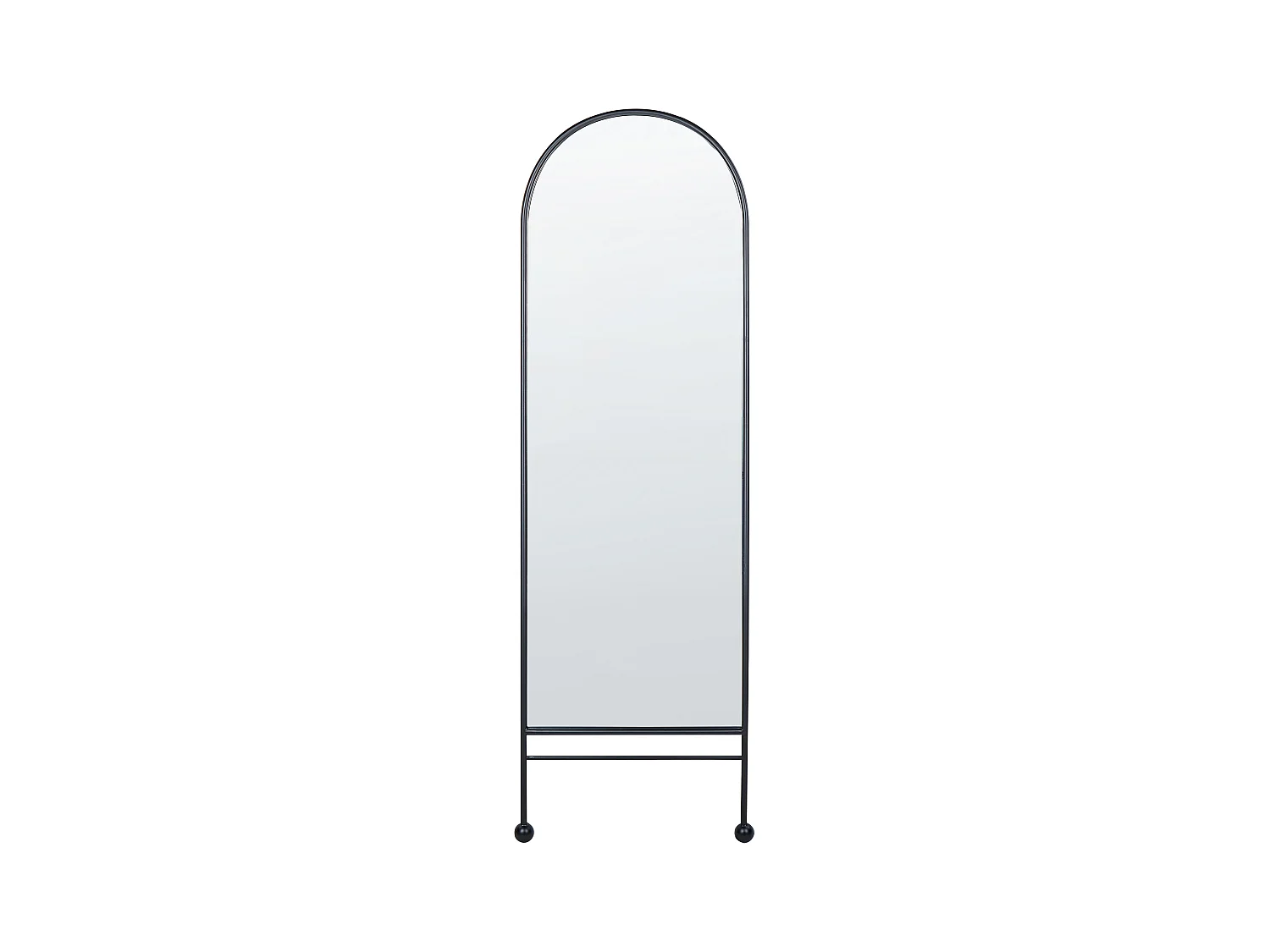 Miroir JARNAGES 45 cm 145 cm Métal Noir