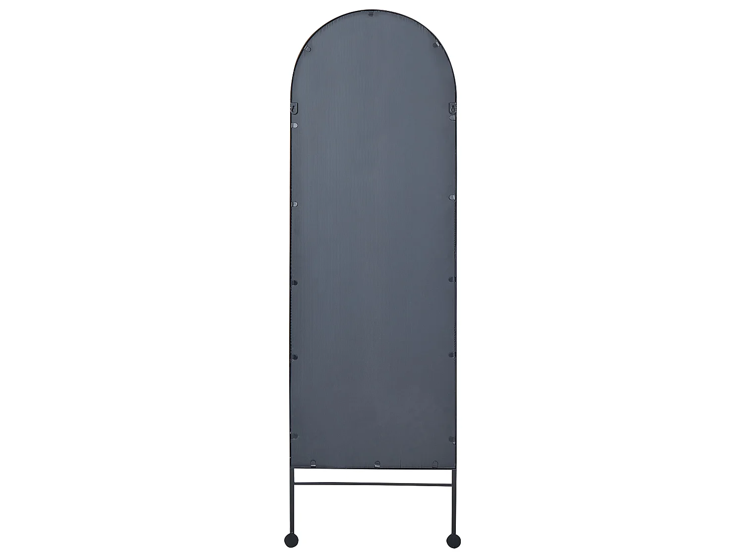 Wandspiegel JARNAGES 45 cm 145 cm Metall Schwarz