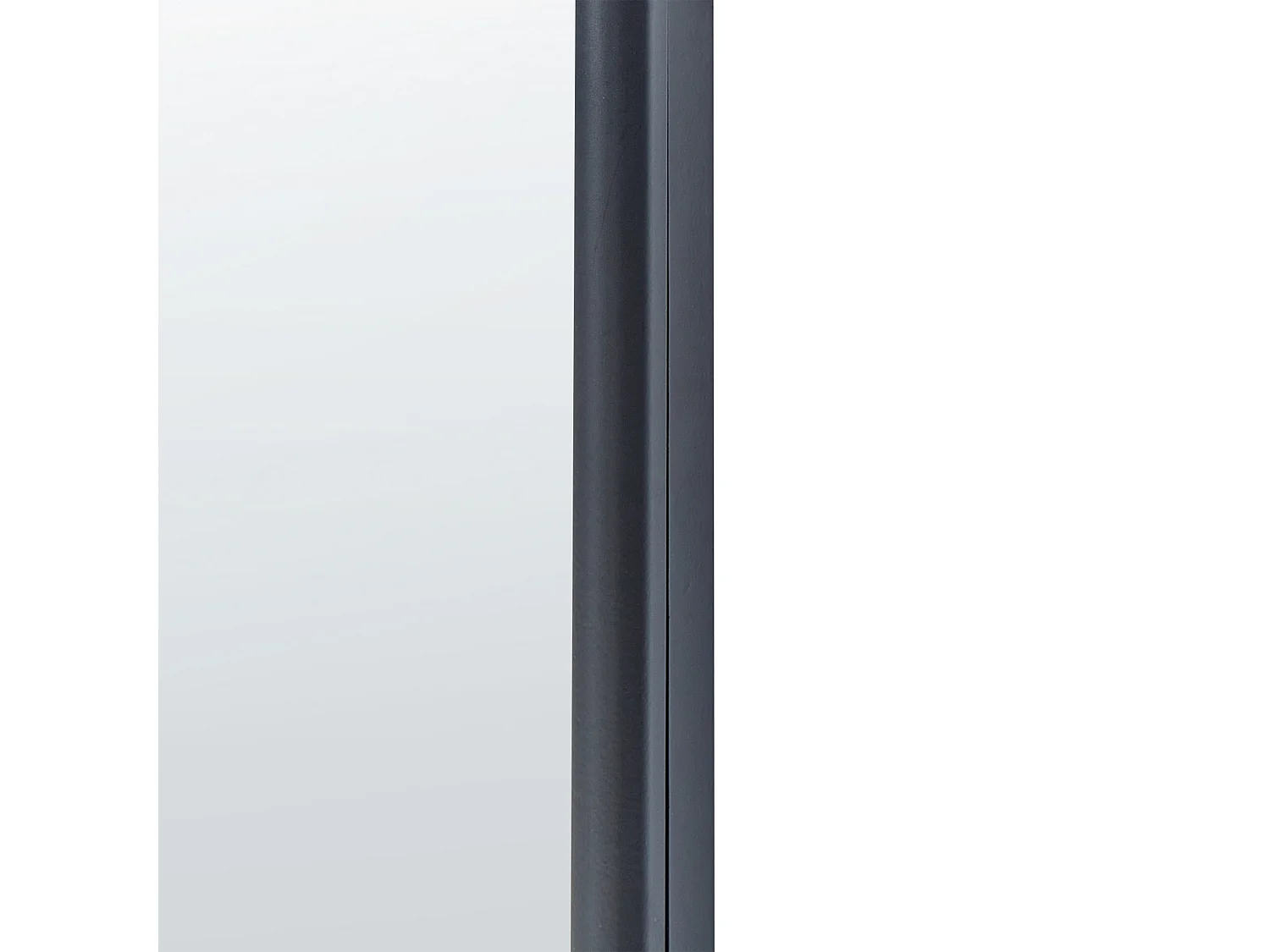 Wandspiegel JARNAGES 45 cm 145 cm Metall Schwarz