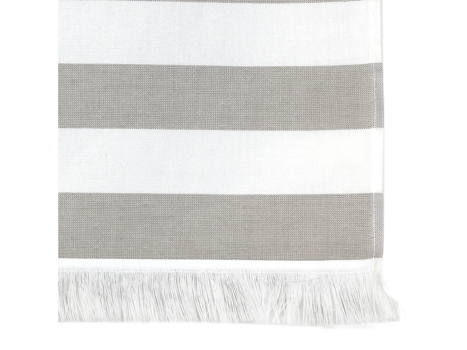 Drap de plage Fouta 100x180 cm coton 290 g/m² VENTSPILS Rayures Beiges