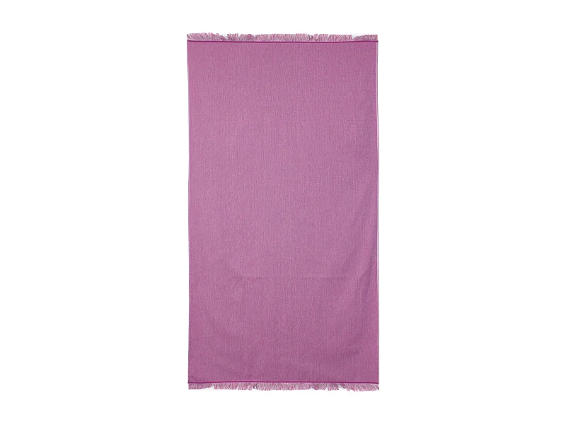 Drap de plage Fouta 100x180 cm coton 290 g/m² ROSTOCK Lilas