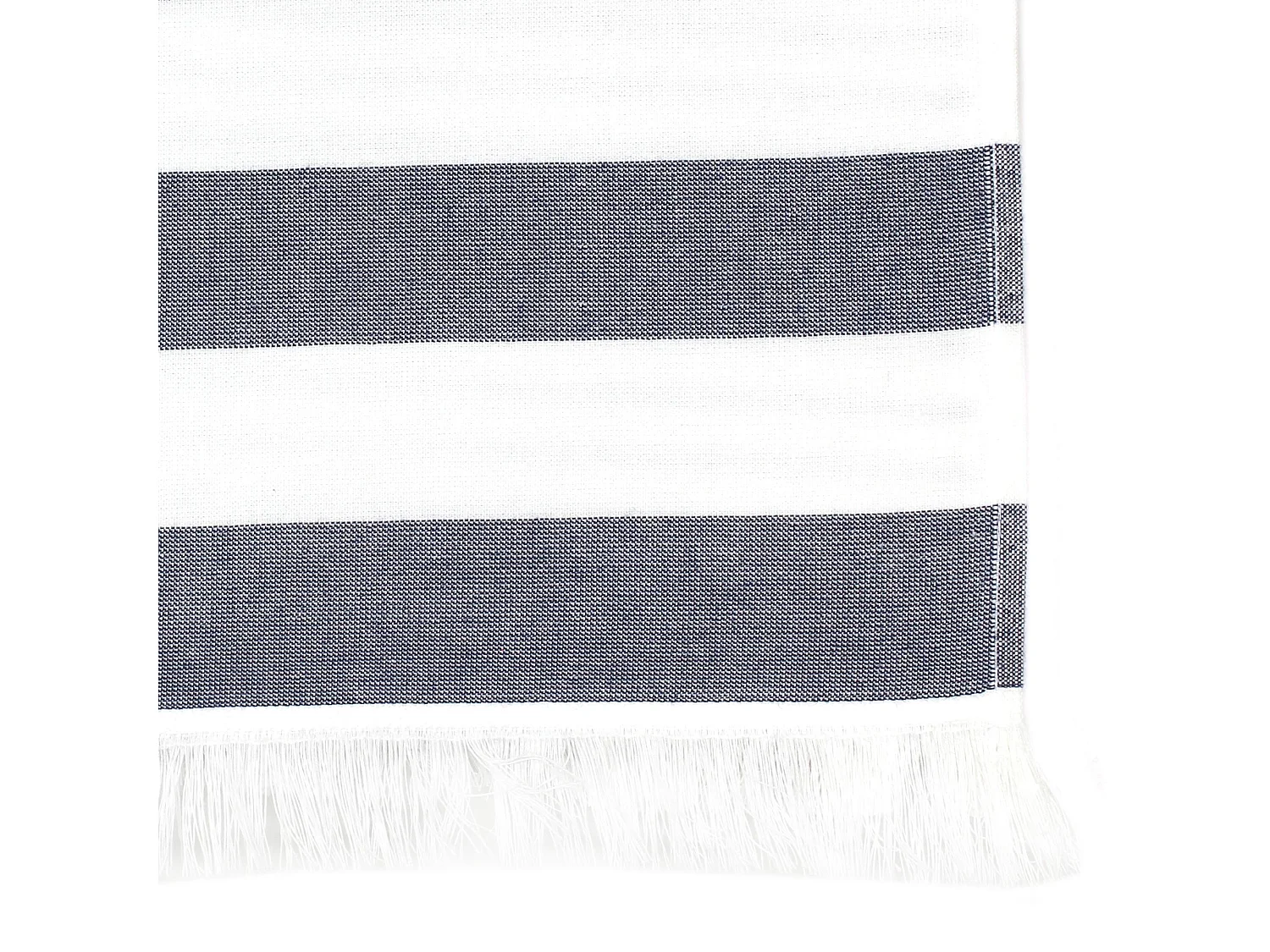 Drap de plage Fouta 100x180 cm coton 290 g/m² LIEPAJA Rayures Bleues