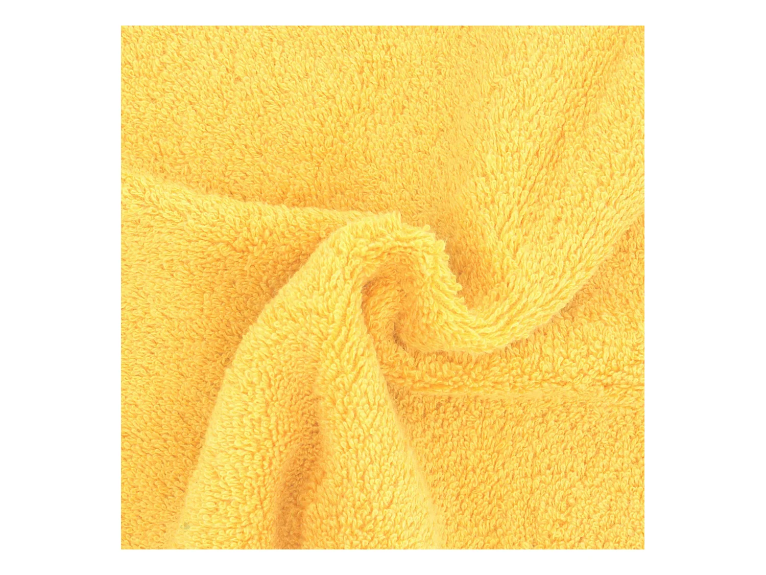 Serviette de toilette 50x100 cm PURE Jaune 550 g/m2