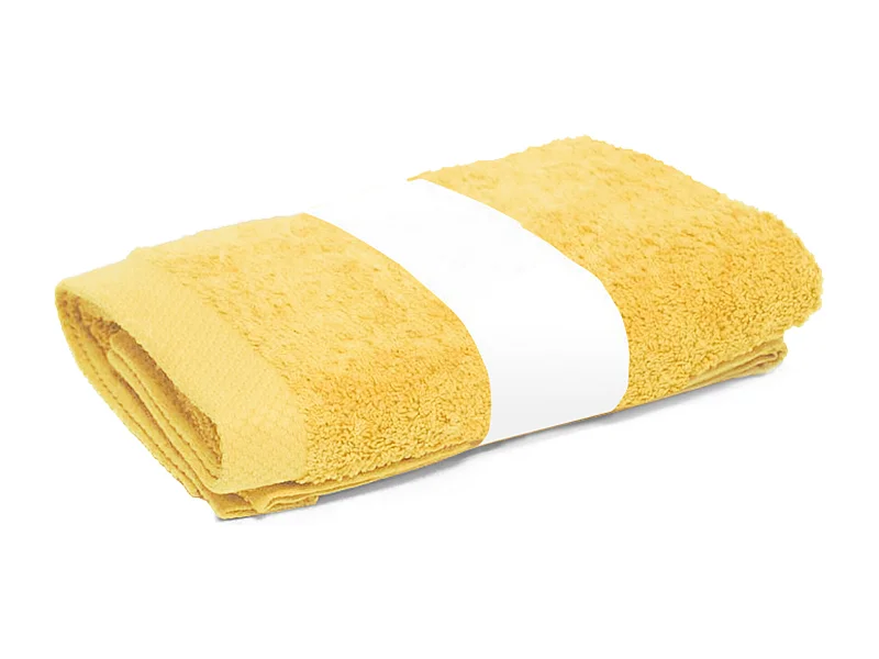 Drap de douche 70x140 cm PURE Jaune 550 g/m2