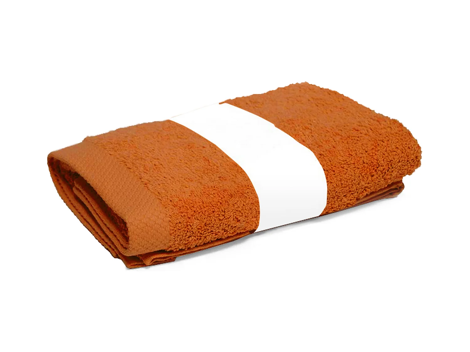 Drap de bain 100x150 cm PURE Orange Safran 550 g/m2