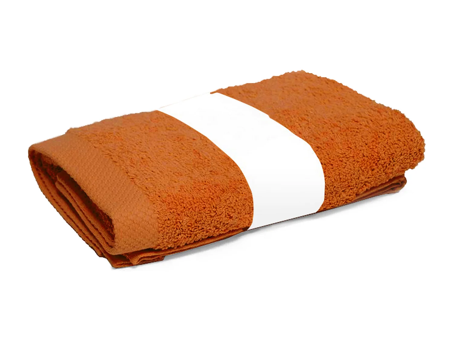 Drap de bain 100x150 cm PURE Orange Safran 550 g/m2