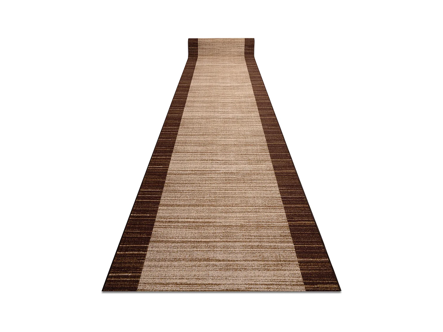 TAPIS DE COULOIR ANTIDÉRAPANT STREIFEN marron 110x140 cm