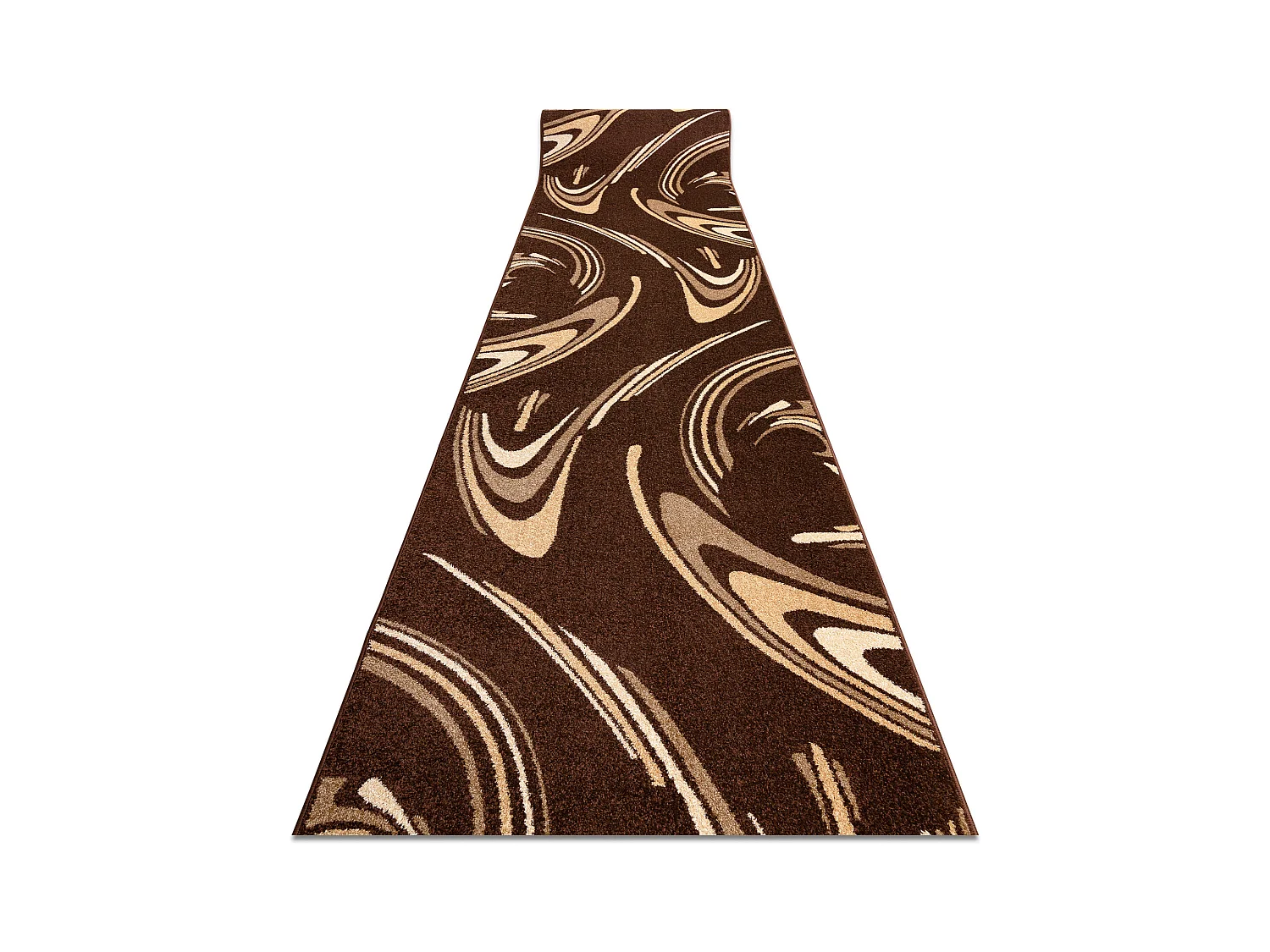 Tapis de couloir KARMEL FRYZ - CAFÉ marron 110x140 cm