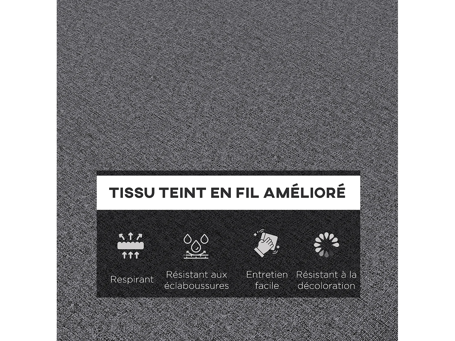 Lot de 2 matelas pour transat bain de soleil - dim. 190,5L x 58,4l x 7H cm - cordons d'attache - gris foncé