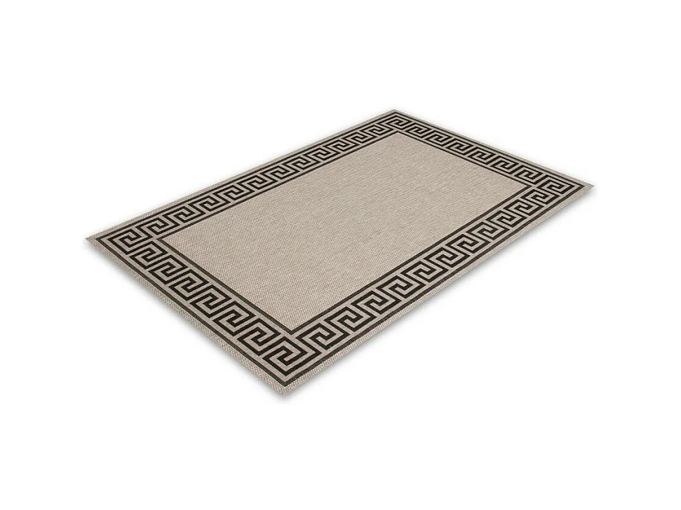 Tapis 170x120cm, design F205A coloris argent - Confort et élégance pour votre intérieur