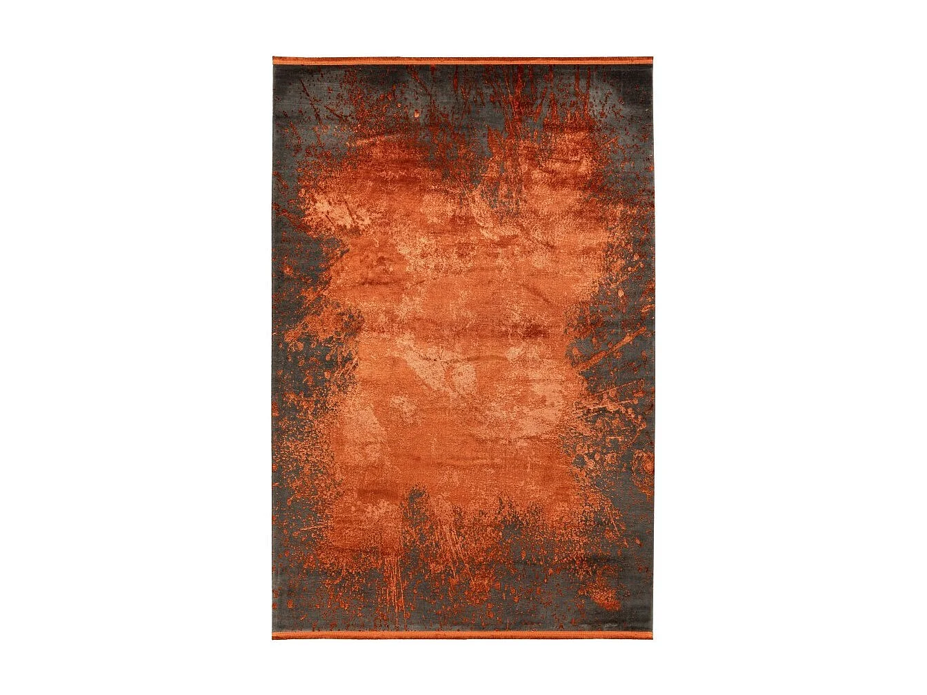 Tapis Pierre Cardin 230x160cm, design E509E coloris terracotta - Confort et élégance pour votre intérieur
