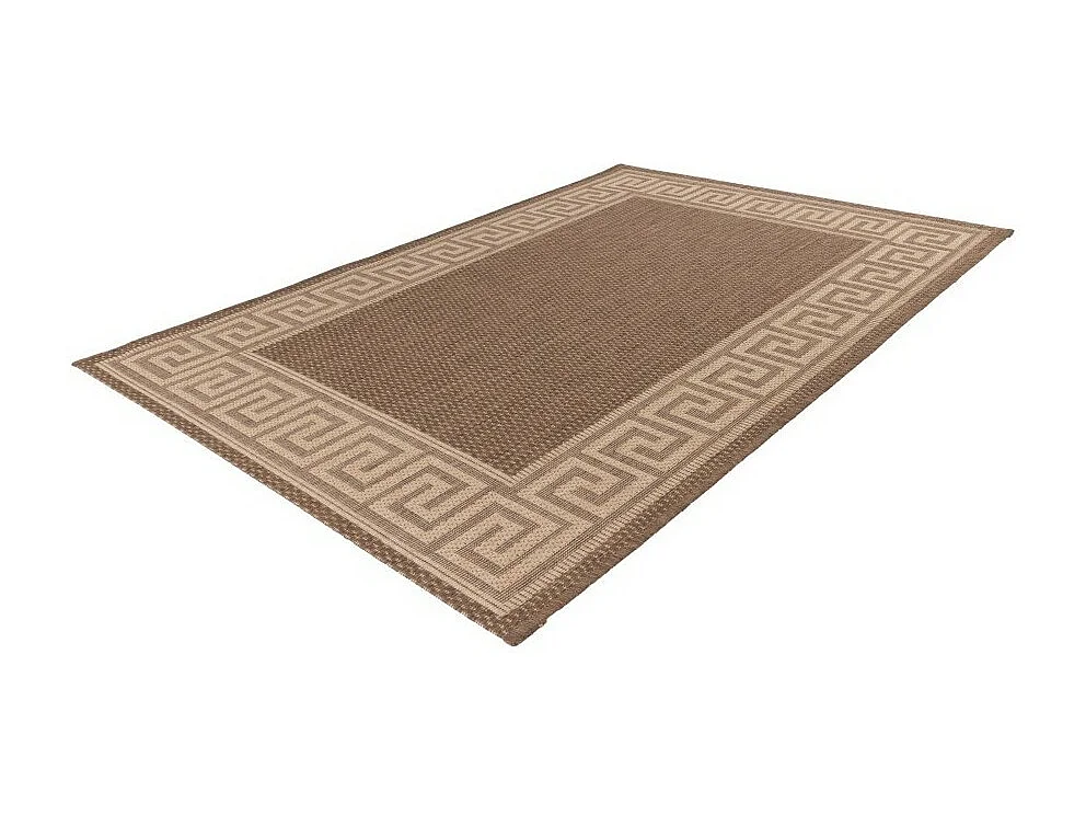 Teppich 170x120cm, Design F205A, Farbe Kaffee - Komfort und Eleganz für Ihr Interieur.