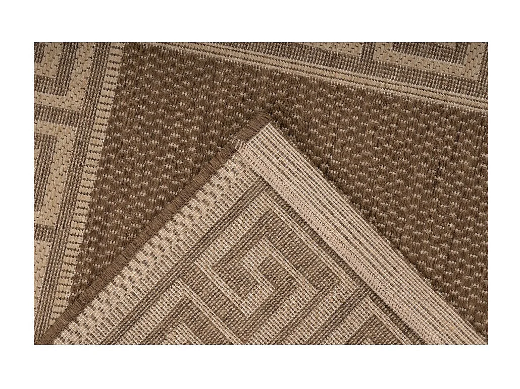 Teppich 170x120cm, Design F205A, Farbe Kaffee - Komfort und Eleganz für Ihr Interieur.