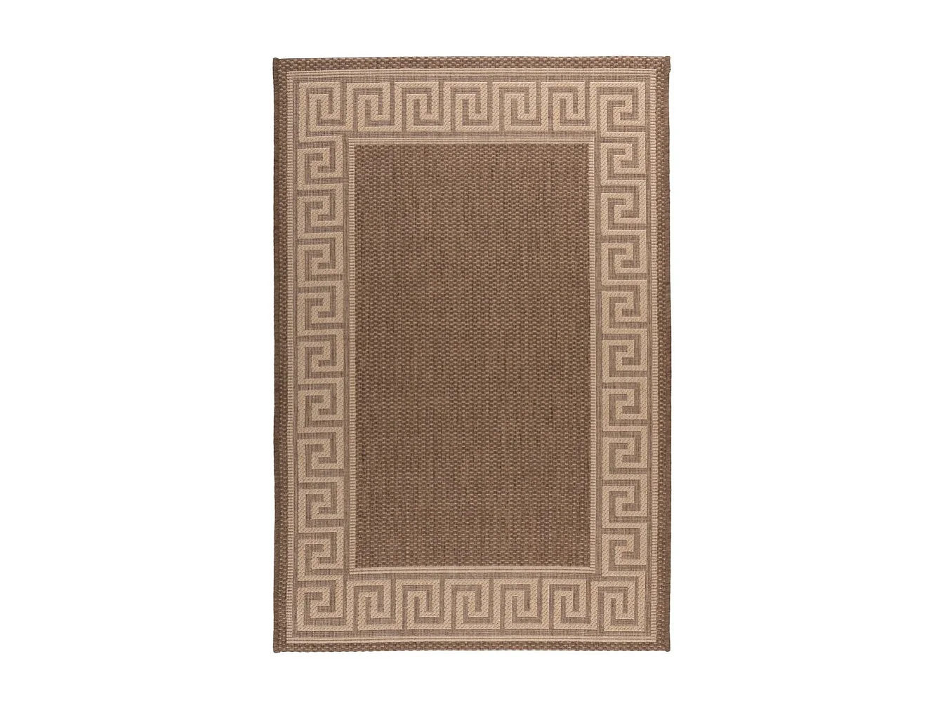 Tapis 170x120cm, design F205A coloris café - Confort et élégance pour votre intérieur