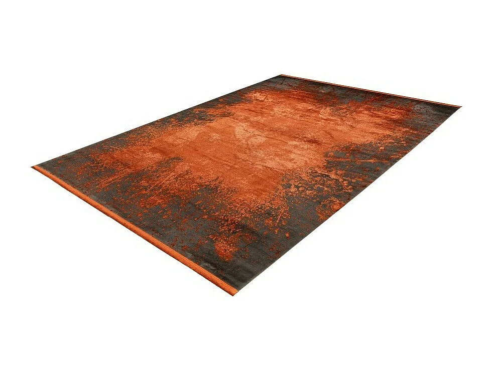Tapijt 290x200cm, design E509E kleur terracotta - Comfort en elegantie voor uw interieur