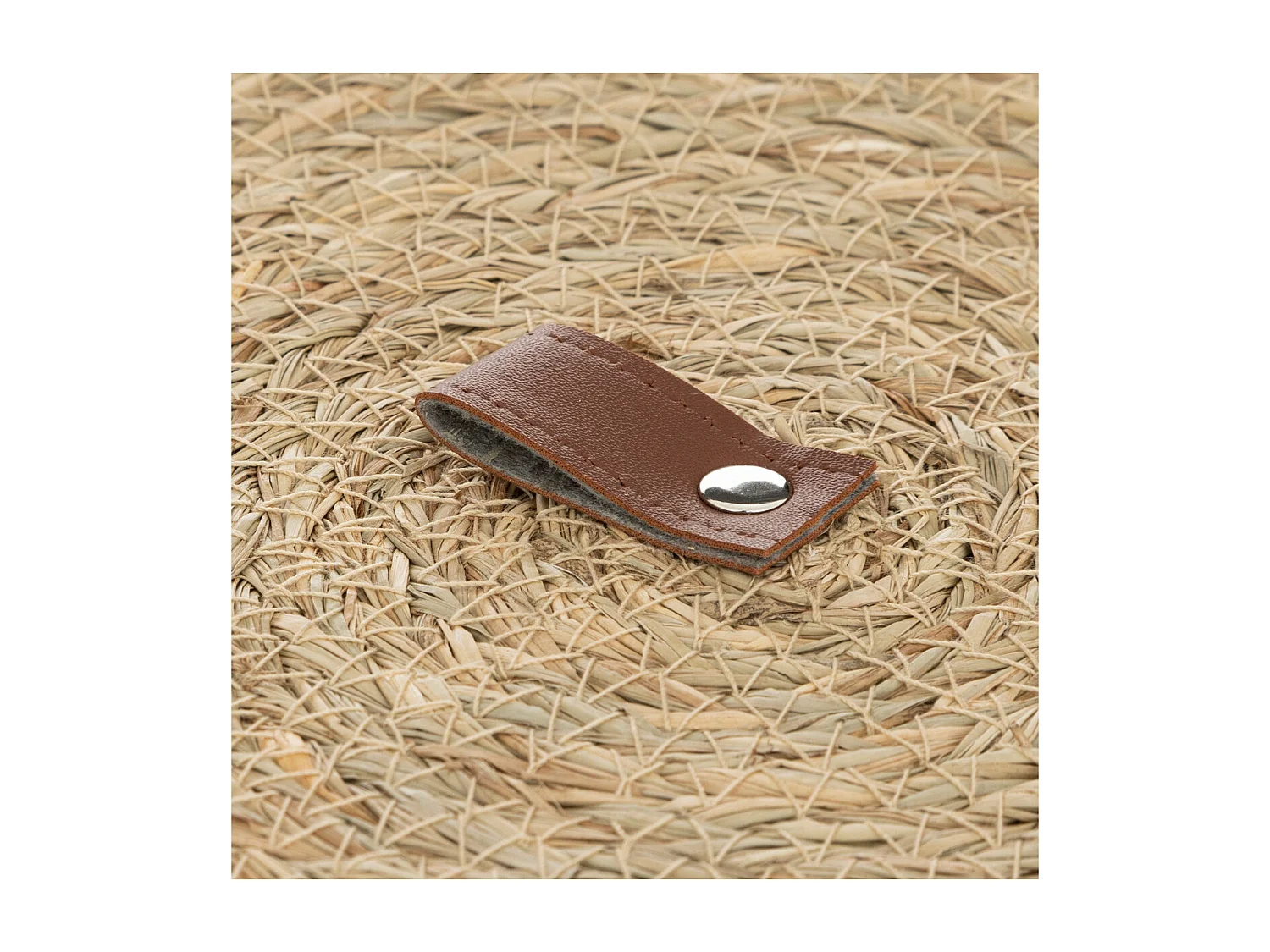 Lot de 2 Boites de rangement rondes en Roseau