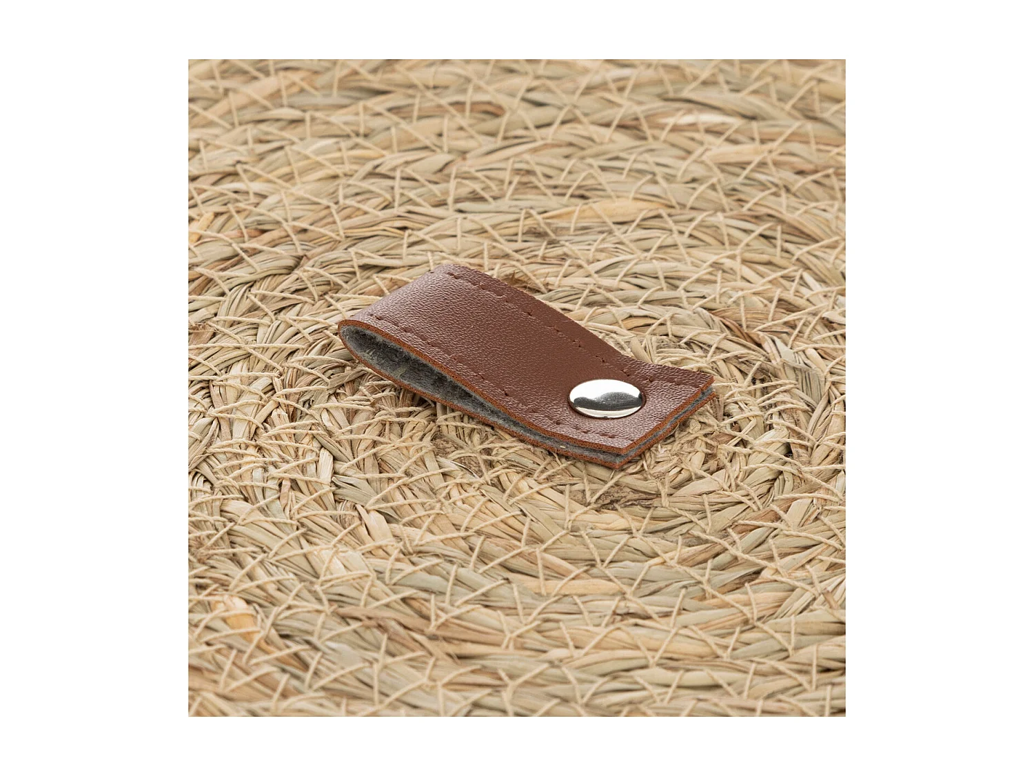 Lot de 2 Boites de rangement rondes en Roseau