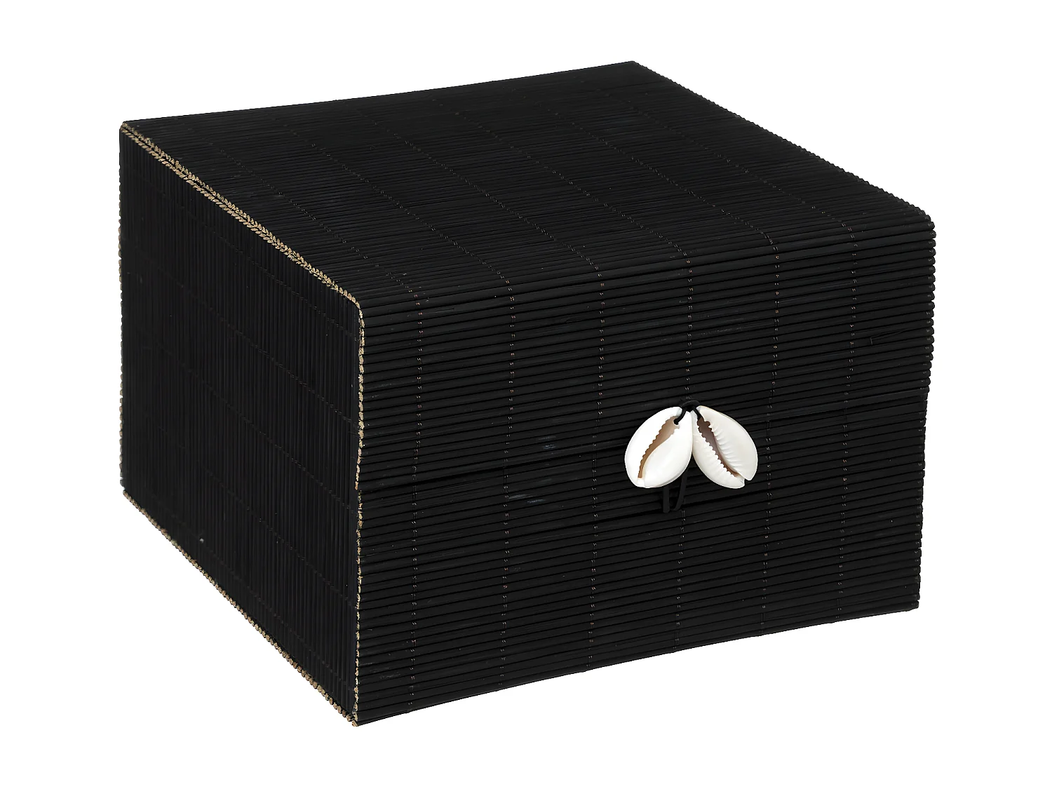 Set de 2 Boîtes de rangement en Bambou