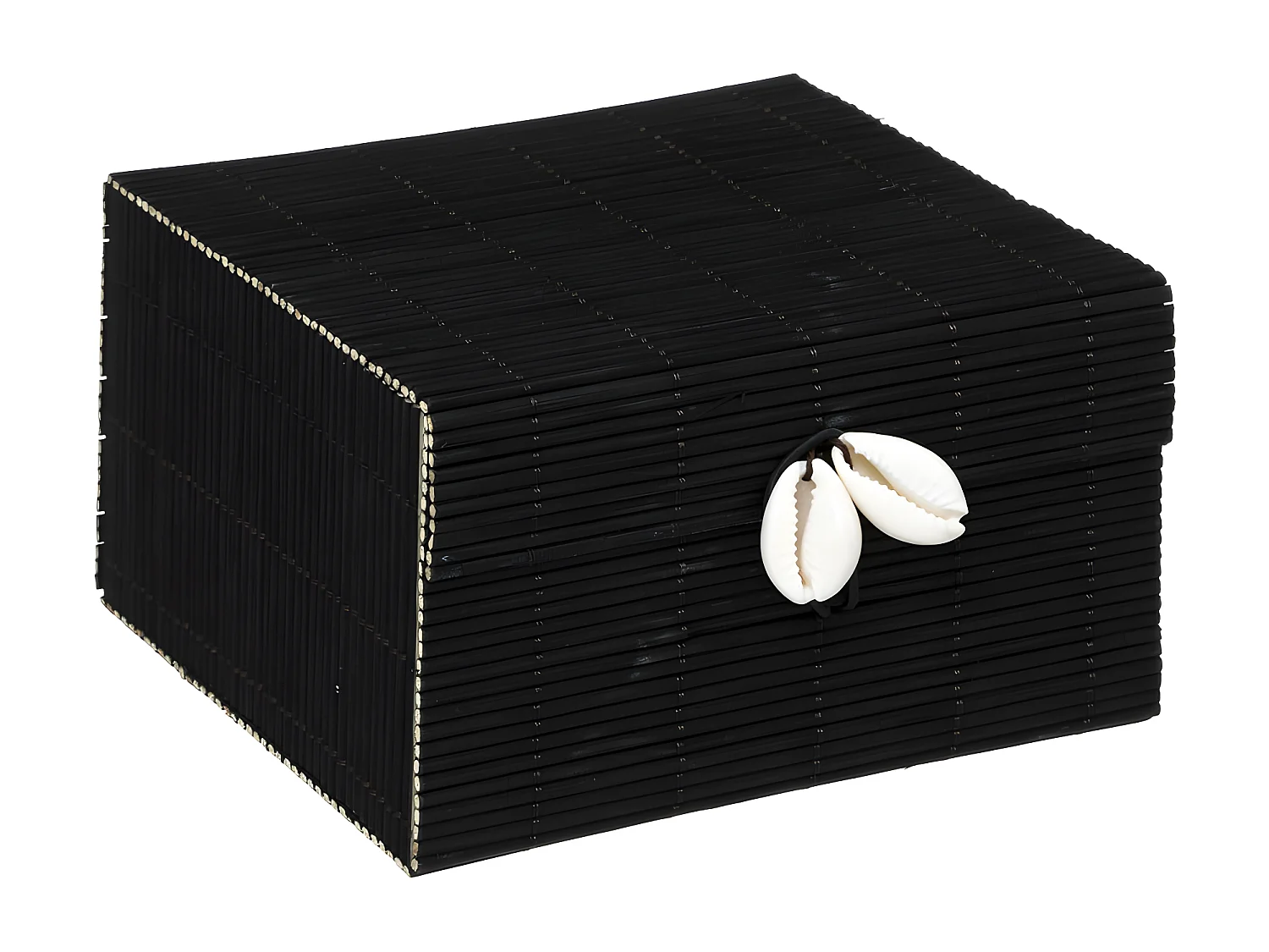 Set de 2 Boîtes de rangement en Bambou