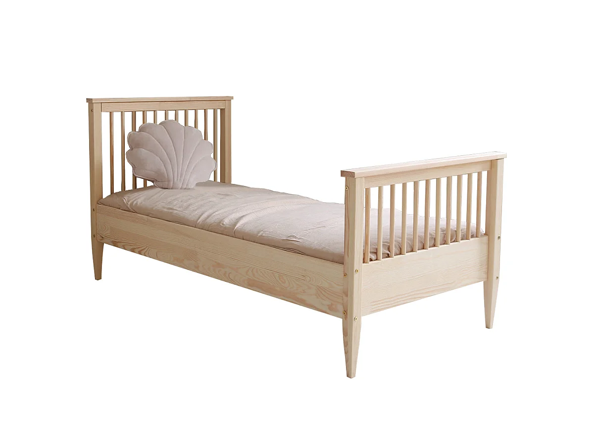 Säng 90x190 resår ingår ben 19 cm Daphné Bois