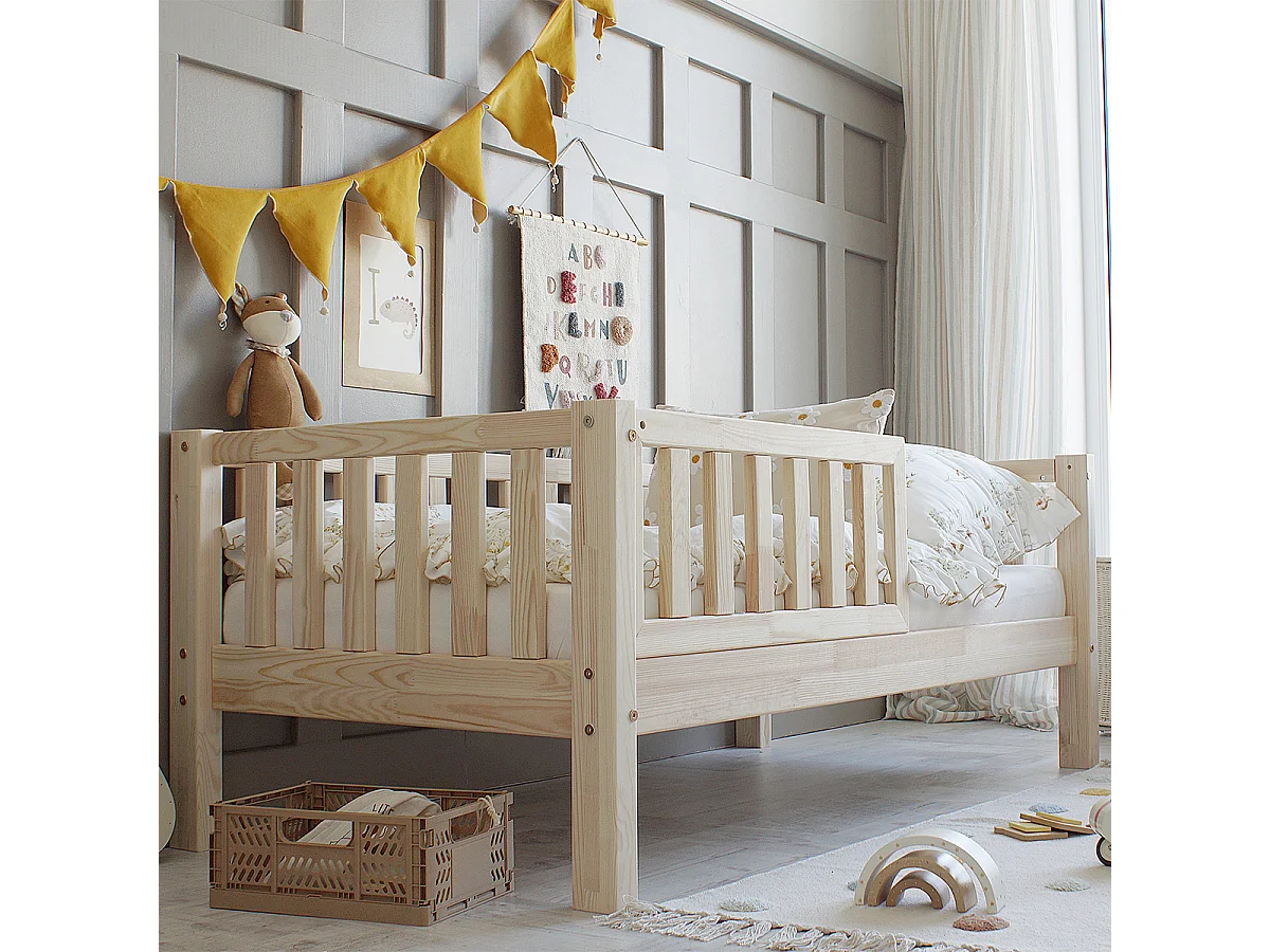 90x190 bed met 19 cm poten Agnès Bois