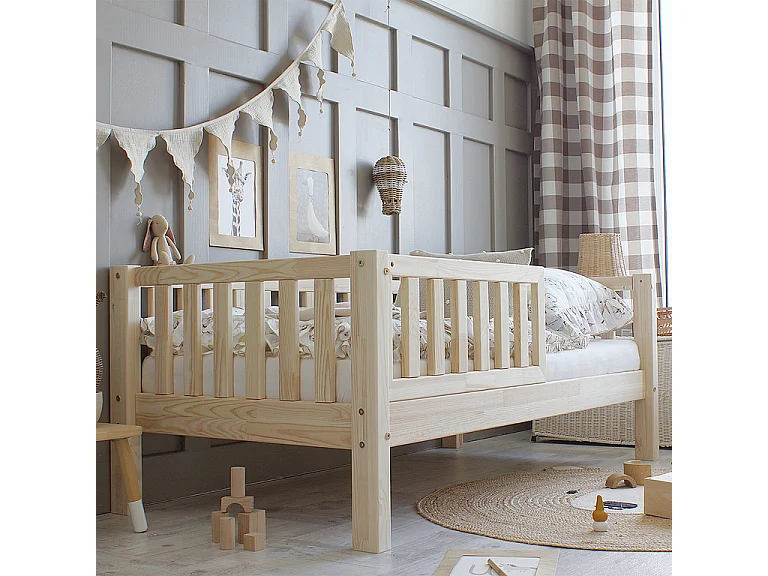 90x190 bed met 19 cm poten Agnès Bois