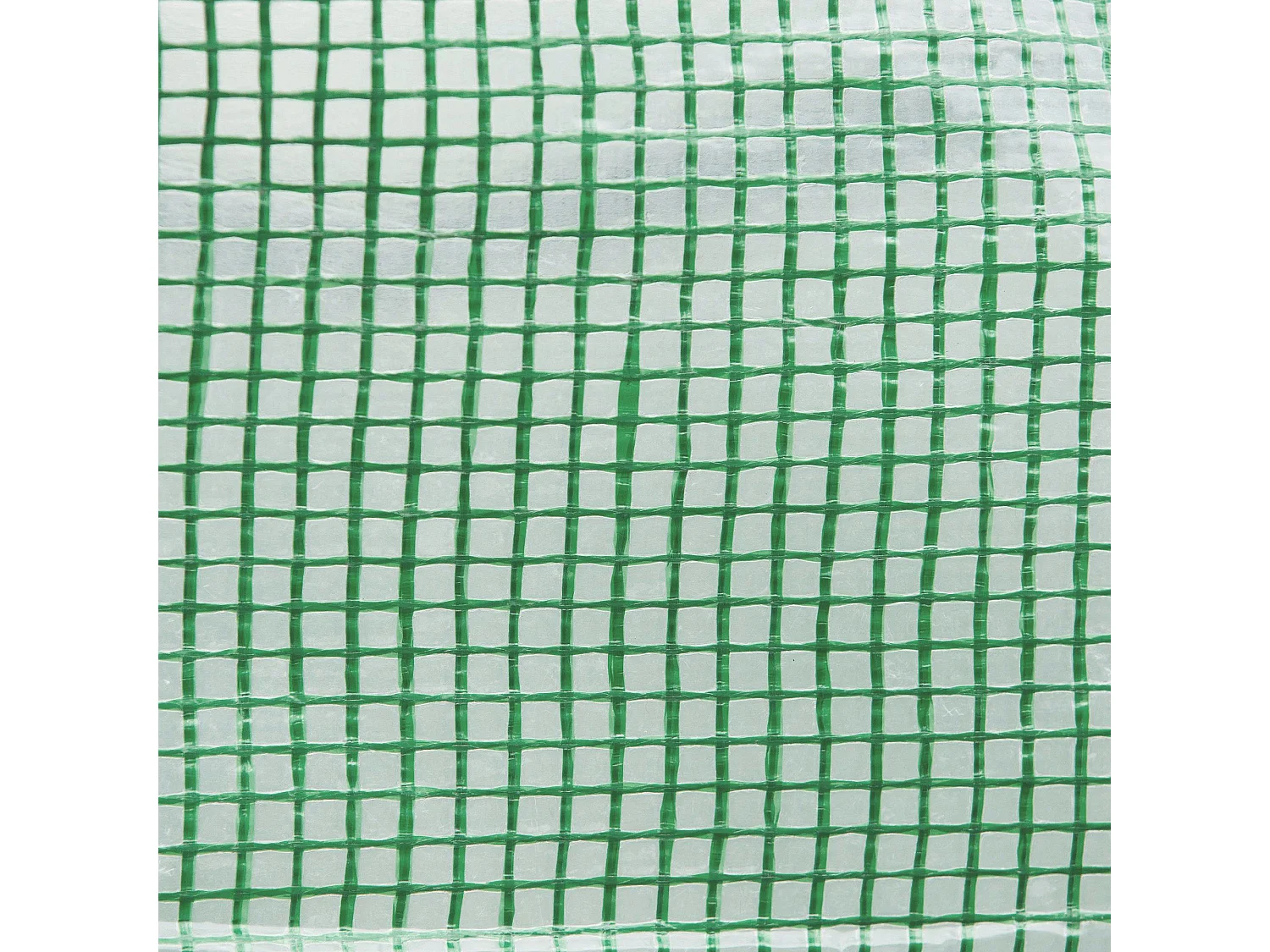 Serre de jardin tunnel 6 m² porte 4 fenêtres acier galvanisé PE vert