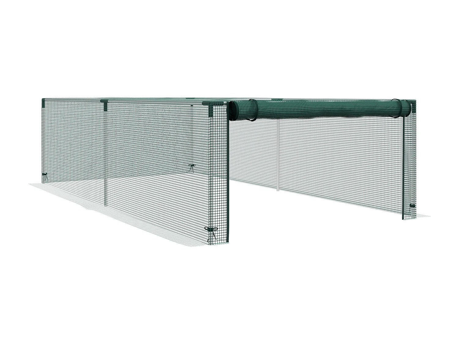 Serre de jardin serre à tomates filet protection porte HDPE vert