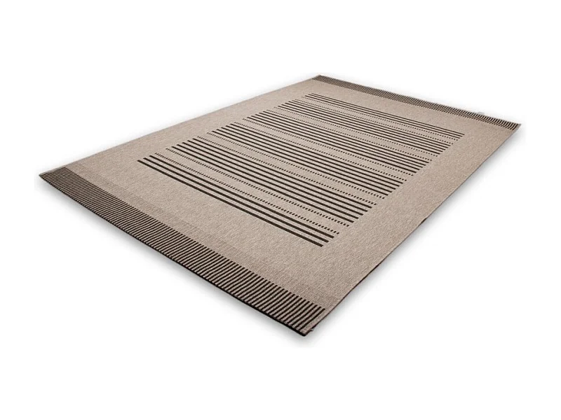 Alfombra 170x120cm, diseño F105A color plata - Confort y elegancia para su interior.