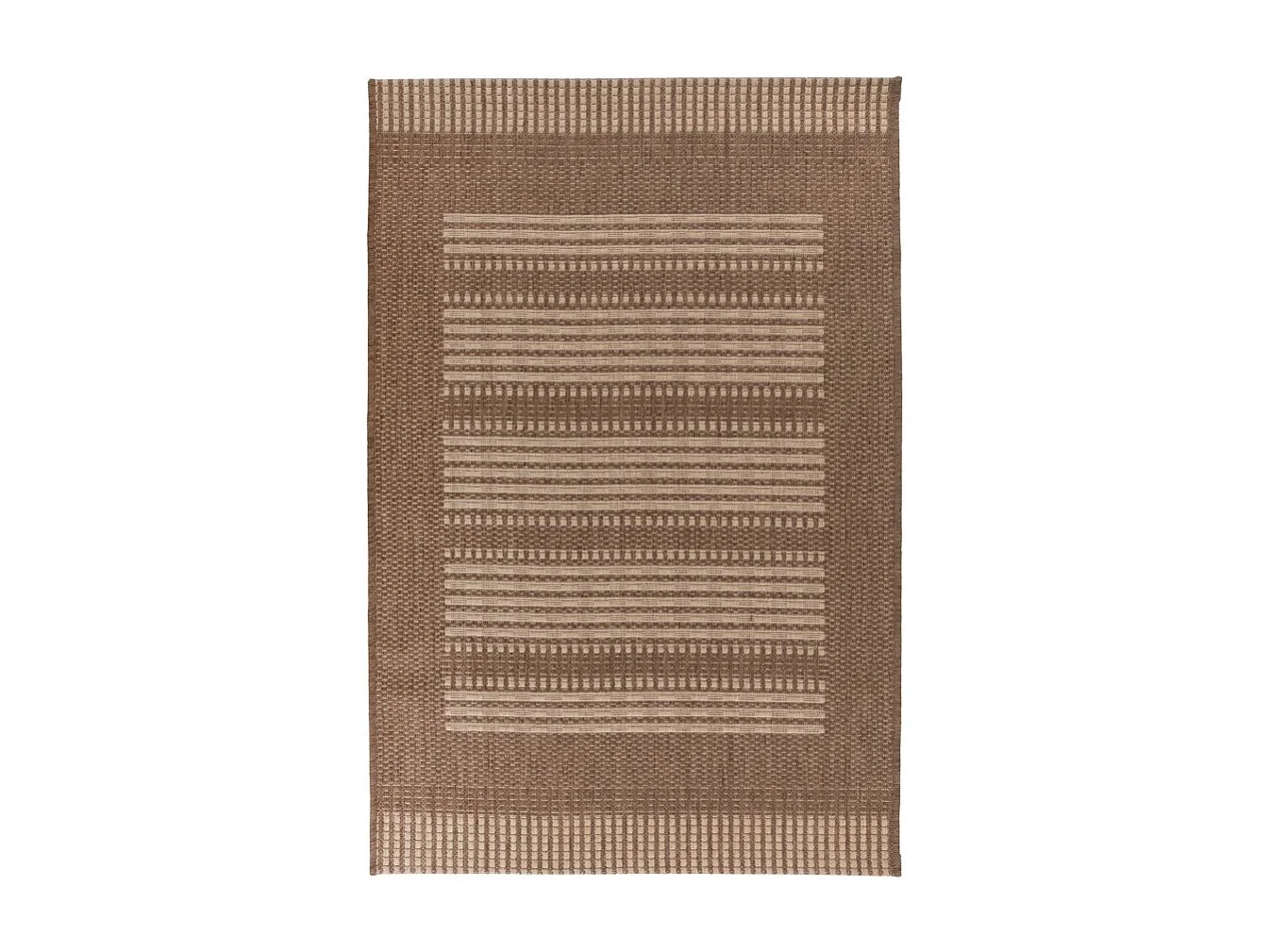 Teppich 230x160cm, Design F105A in Kaffee-Farben - Komfort und Eleganz für Ihr Interieur