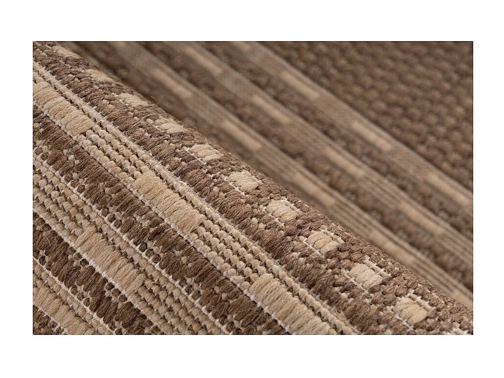 Tapete 150x80cm, design F105A na cor café - Conforto e elegância para o seu interior