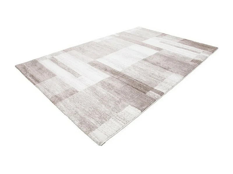 Tapis 150x80cm, design F105G coloris beige - Confort et élégance pour votre intérieur