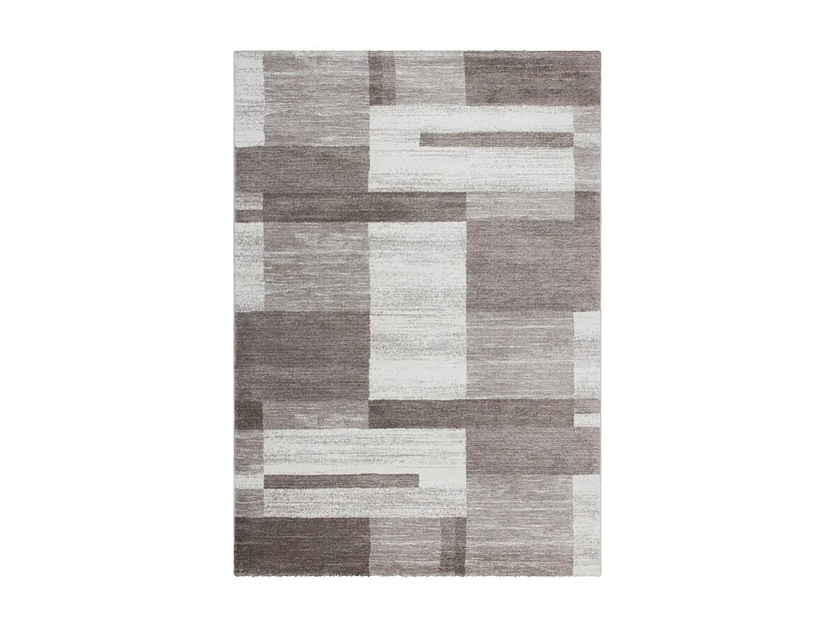 Tapis 150x80cm, design F105G coloris beige - Confort et élégance pour votre intérieur