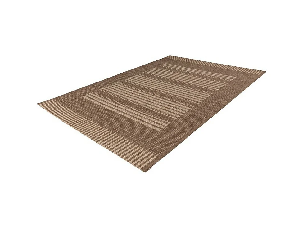Alfombra 170x120cm, diseño F105A color café - Confort y elegancia para su interior