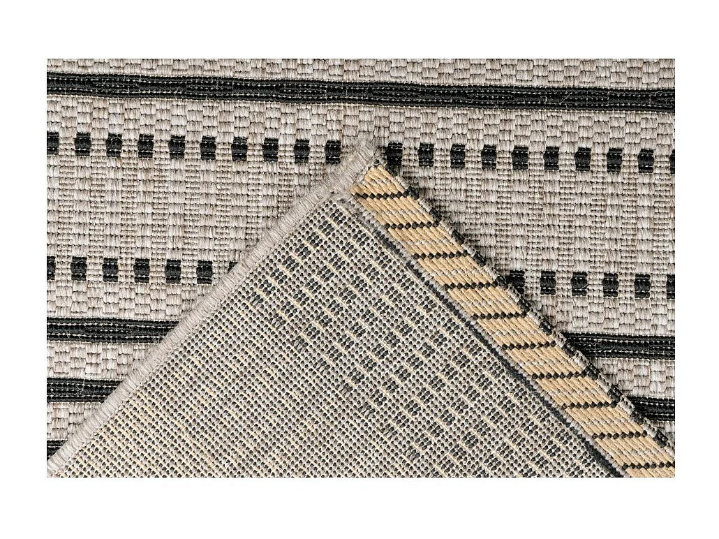 Alfombra 230x160cm, diseño F105A color plata - Confort y elegancia para su interior.