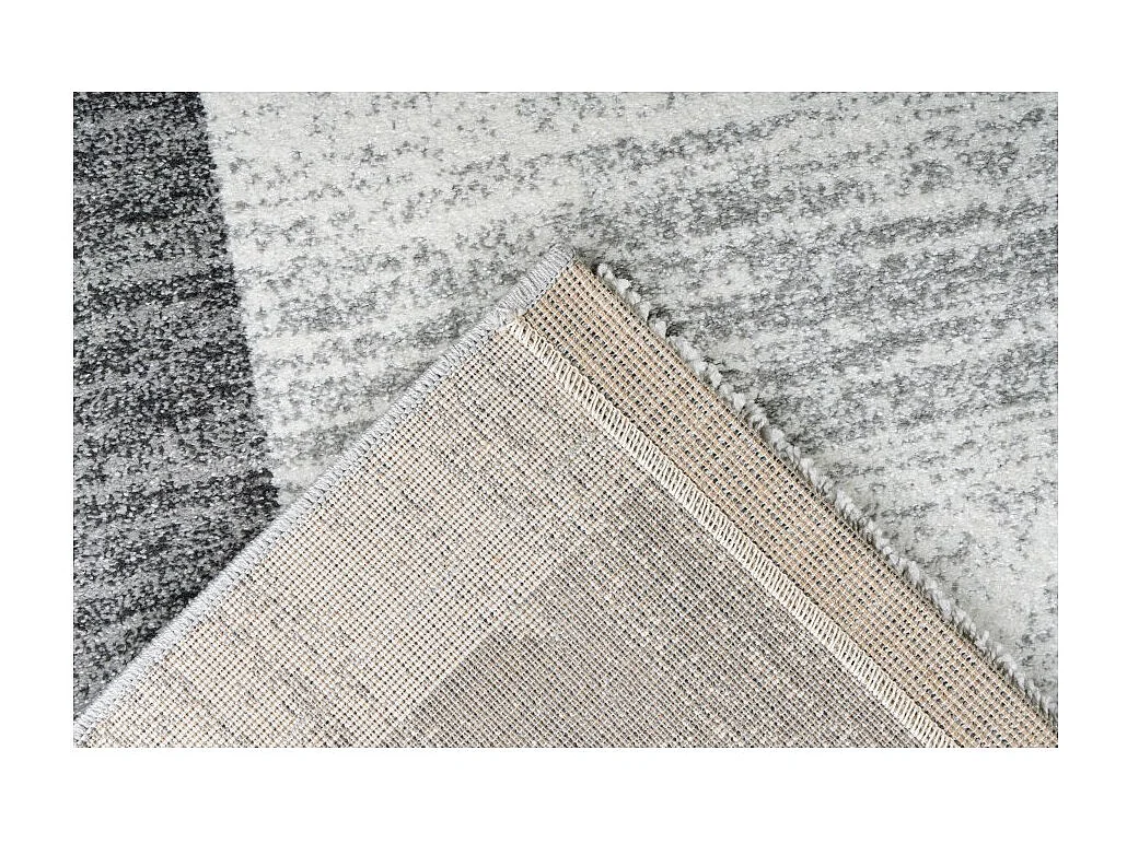 Teppich 170x120cm, Design F105G in Silberfarben - Komfort und Eleganz für Ihr Interieur.