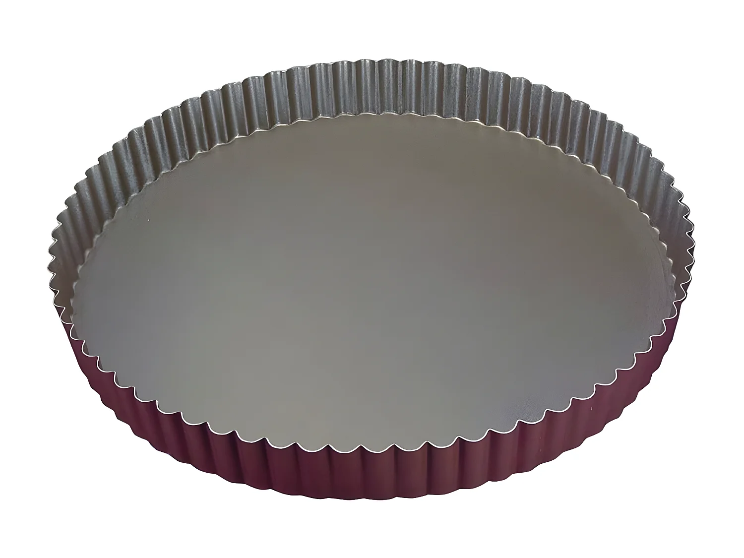 Tourtière ronde cannelée fond fixe 24 cm