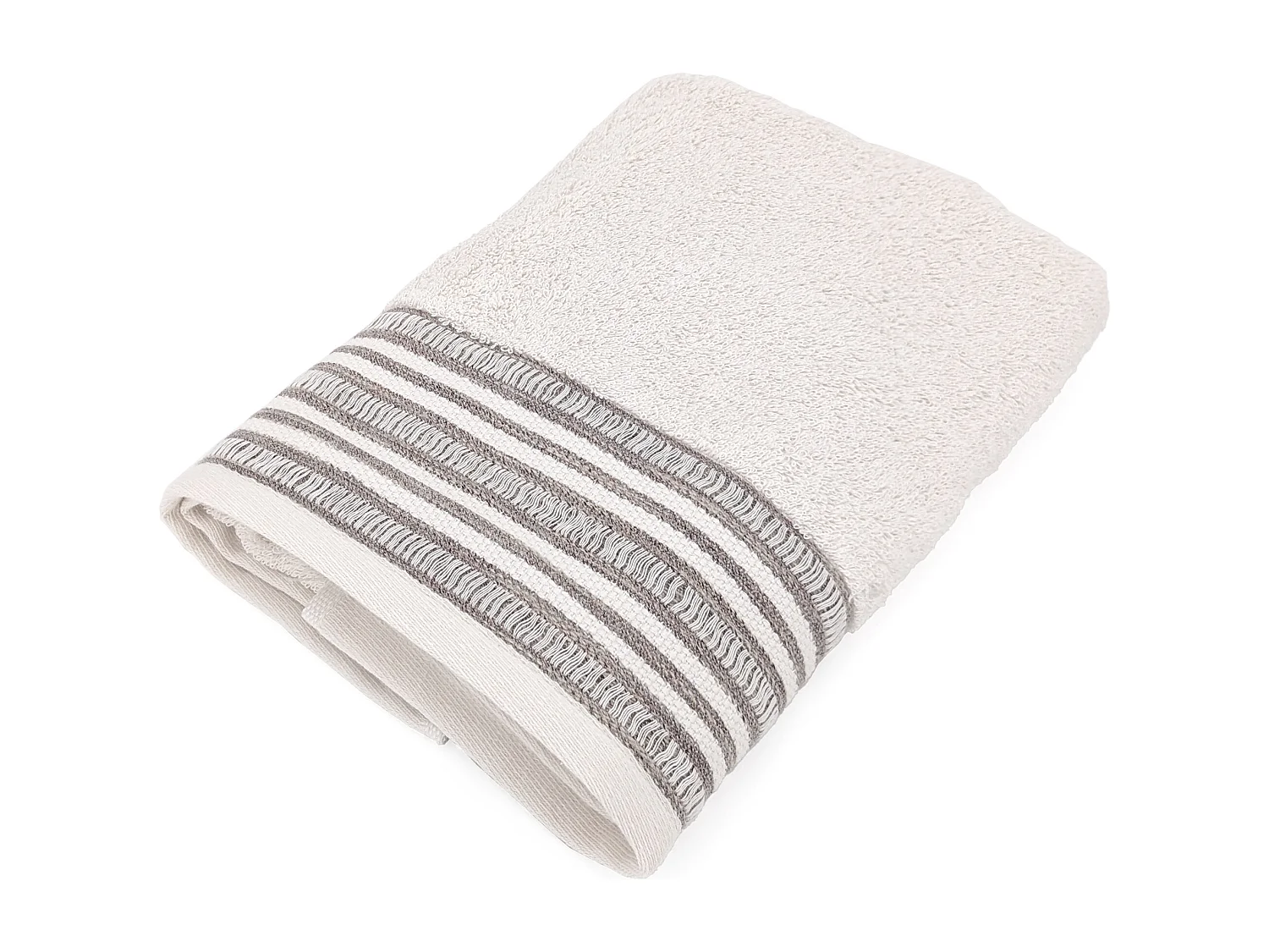 Serviette de toilette pur coton 50x100 cm 500 g/m2 collection DRY beige