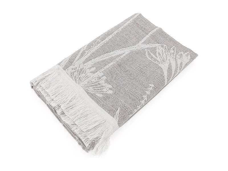 Serviette de toilette coton 50x100 cm collection DRY DANDELION beige