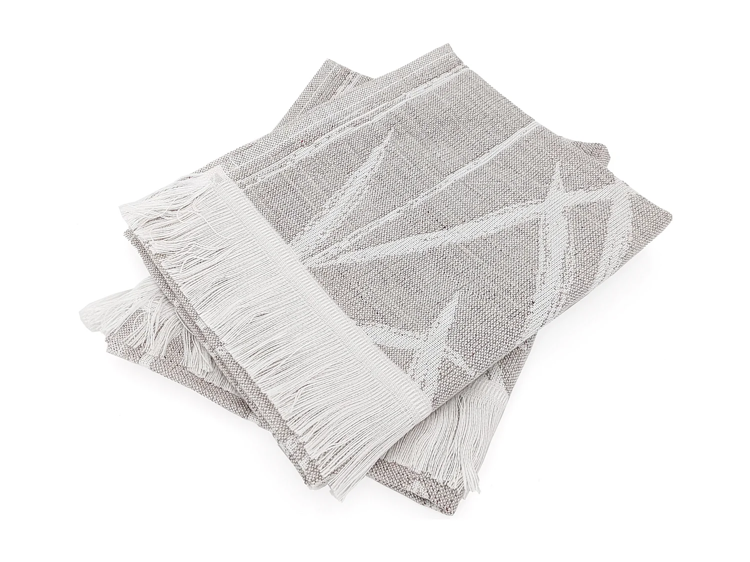 Lot de 2 serviettes invité coton 33x50cm collection DRY DANDELION beige