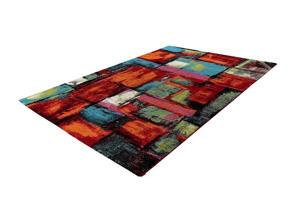 Tapis enfant et ado 170x120cm, design F504E coloris multicolore - Confort et élégance pour votre intérieur